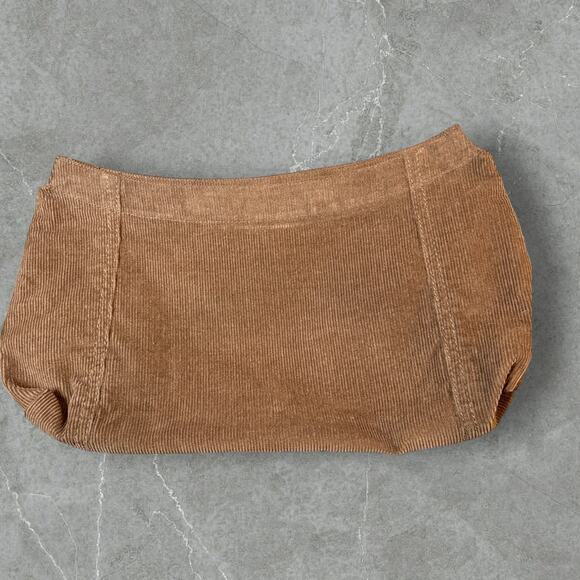 Retired Thirty-One Skirt Purse Cover- Brown Corduroy - Picture 2 of 2